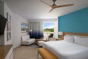 The Deluxe Garden View Room at Dreams Cap Cana